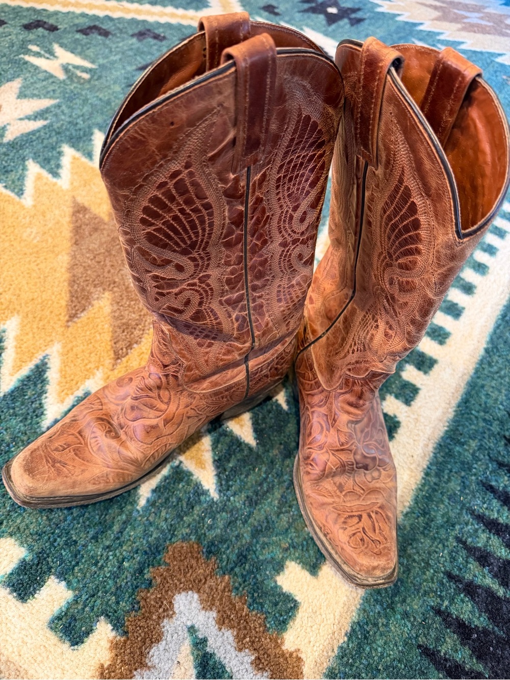 Women's Eight Second Angel Western Cowboy Boots, 7M